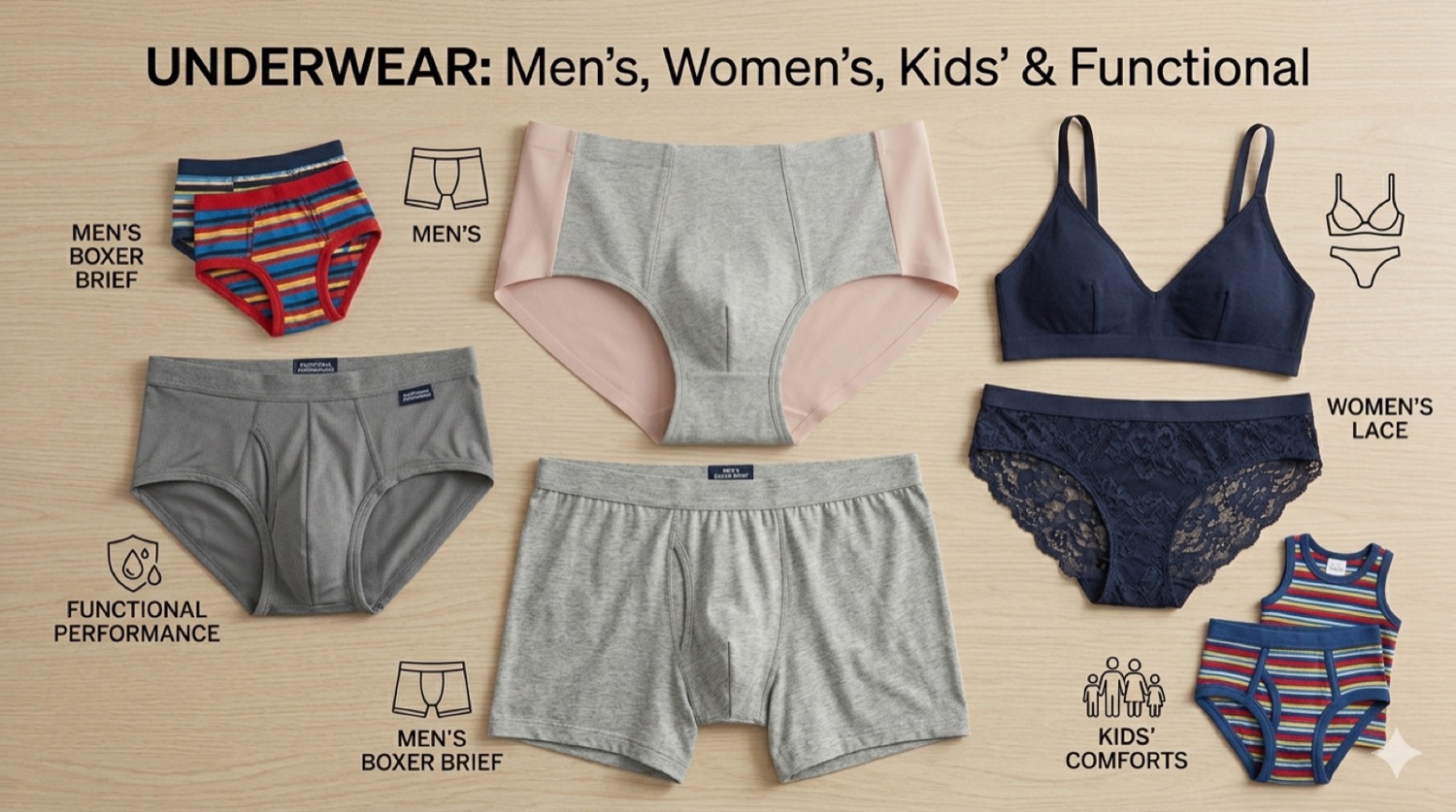 Underwear product line examples